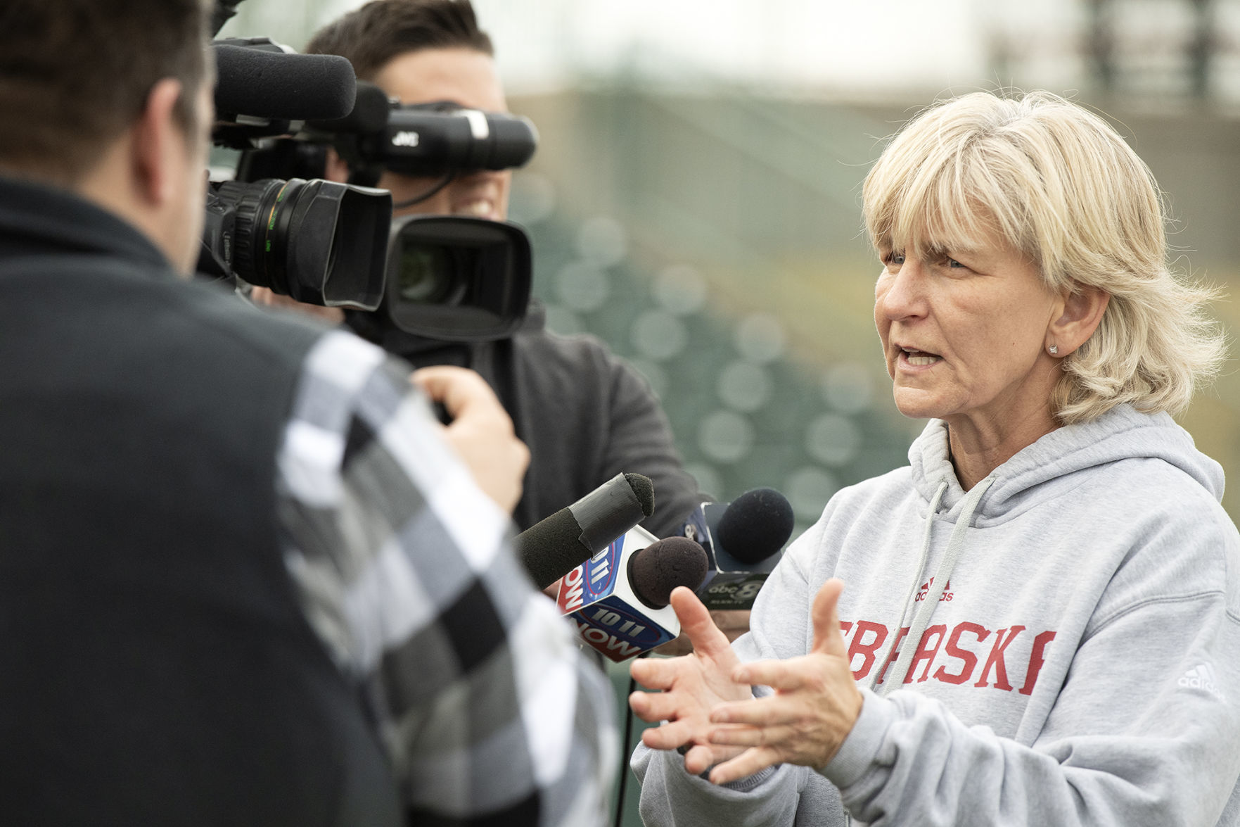 Nebraska softball practice